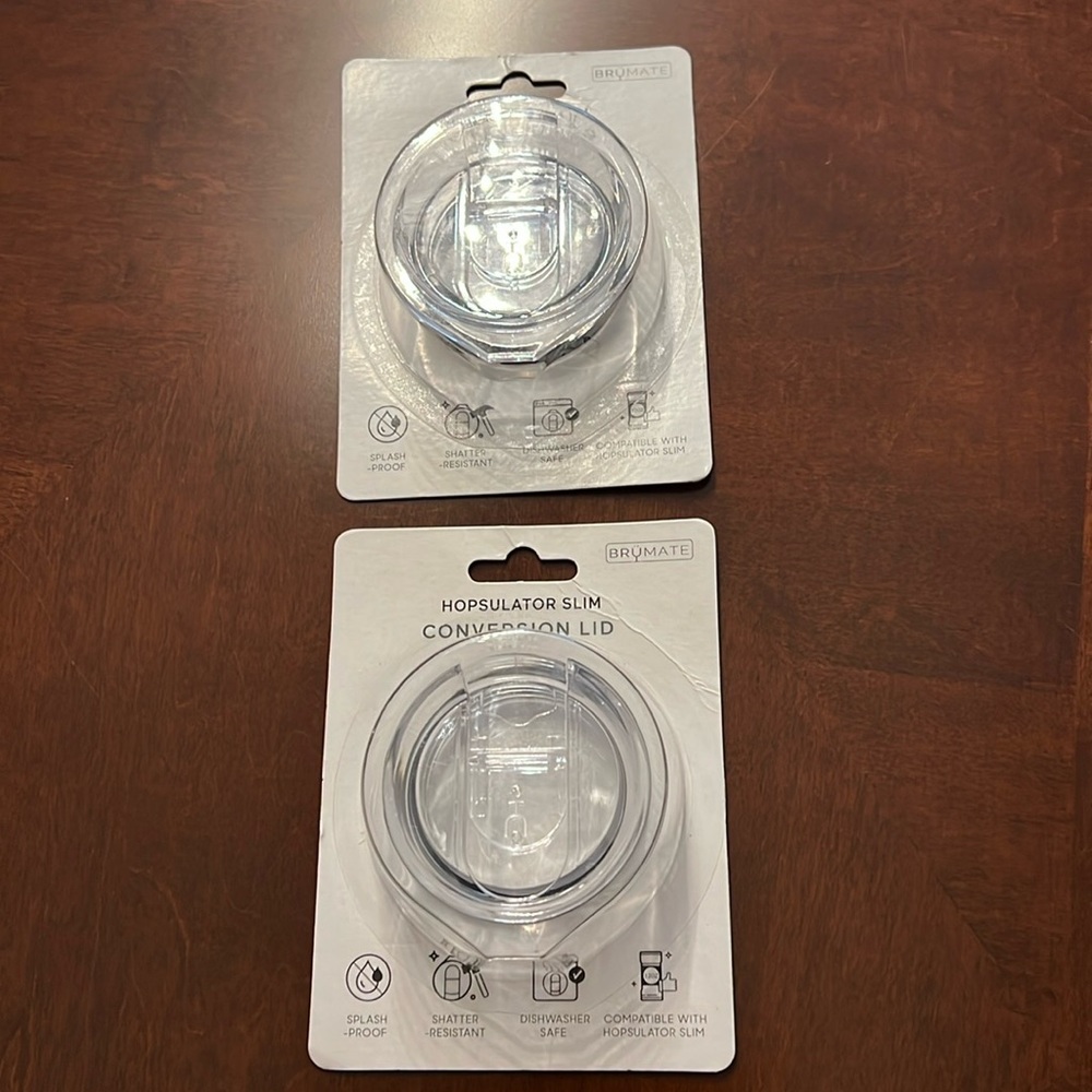 Brumate slim clear slider lid